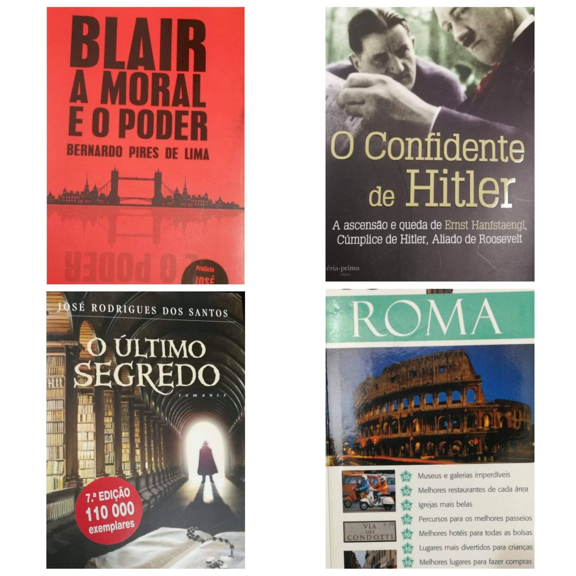 Vendo diversos livros. Na compra de 3 ofereço o quarto livro