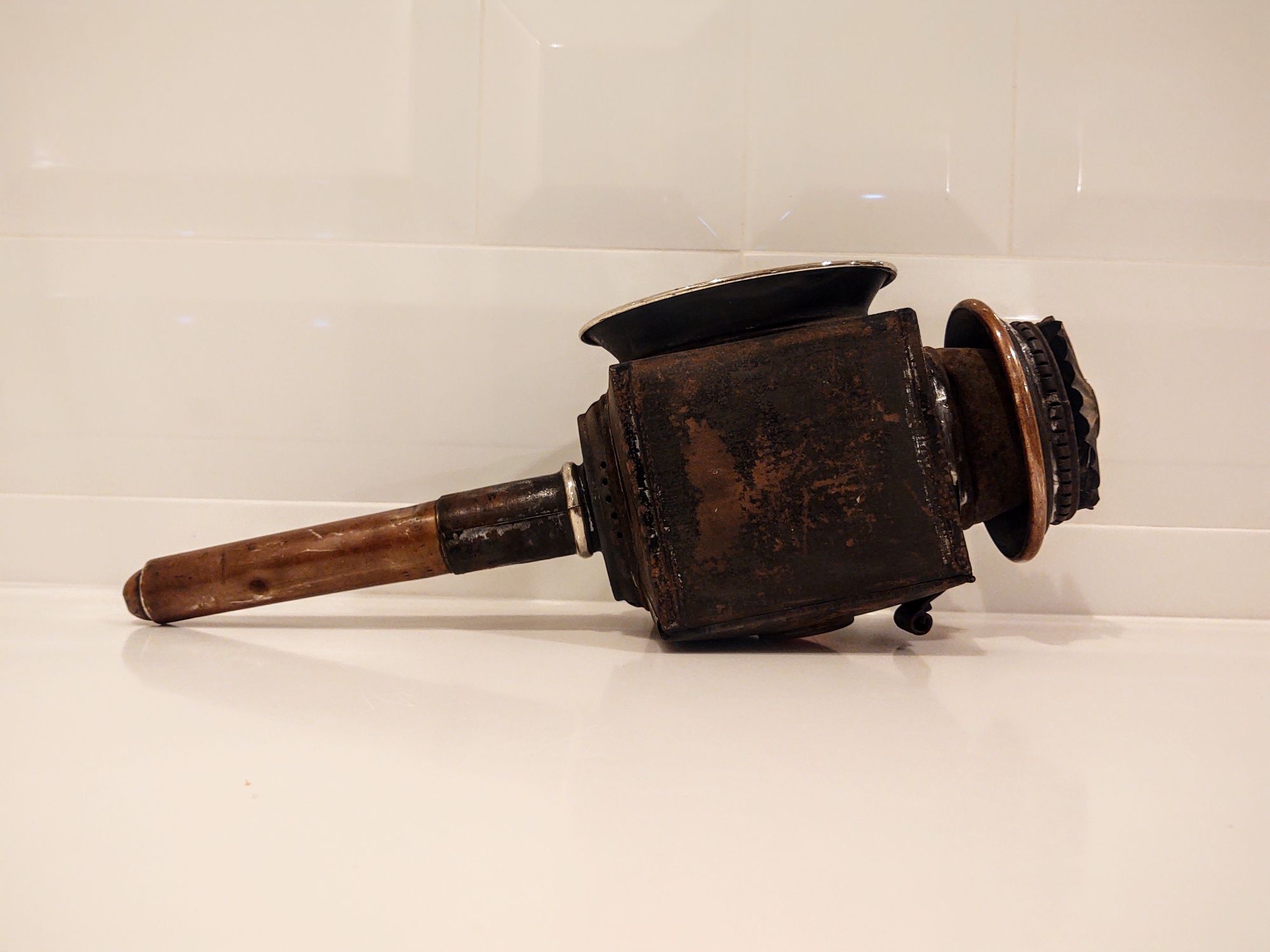 Lampa powozowa do bryczki karety antyk na świeczkę retro P.&A. Cordes