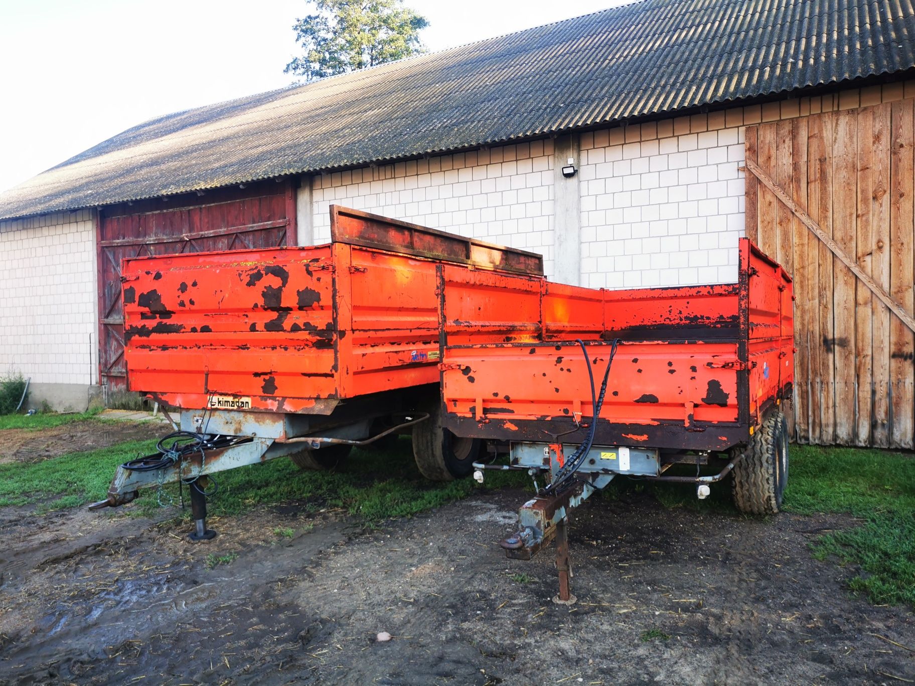 Przyczepa wywrotka 12ton 8ton