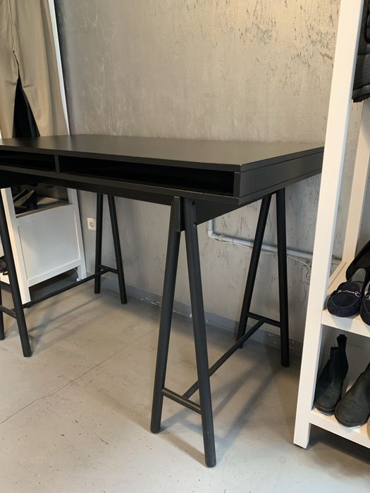 Ikea biurko czarne