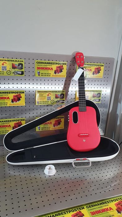 Професійне Укулеле Lava U Freeboost Sparkle Red