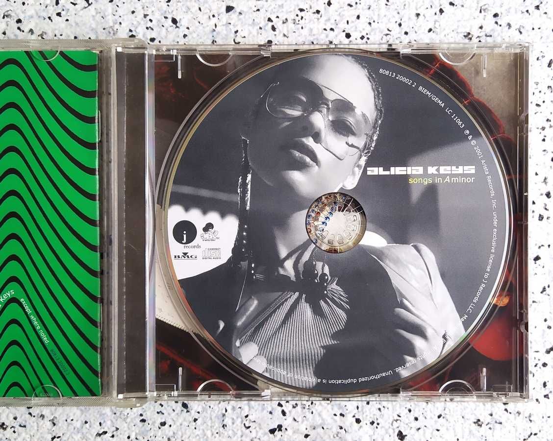 CD Alicia Keys - Songs On Aminor. Arista 2001