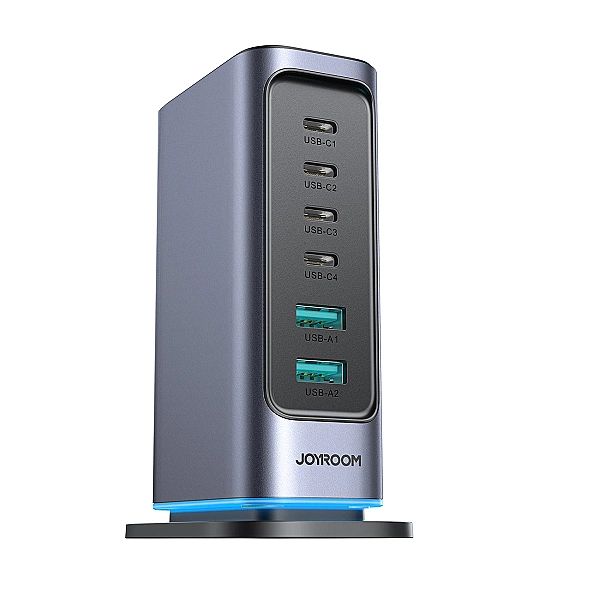 Ładowarka Joyroom JR-TCM02 wieloportowa GaN 65W EU 4x USB-C 2x USB-A -