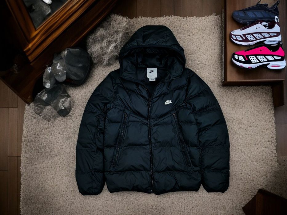 Оригінальна курточка пуховик nike storm-fit windrunner primaloft