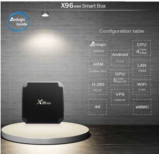 X96 mini Android TV Box Smart Quad Core WiFi