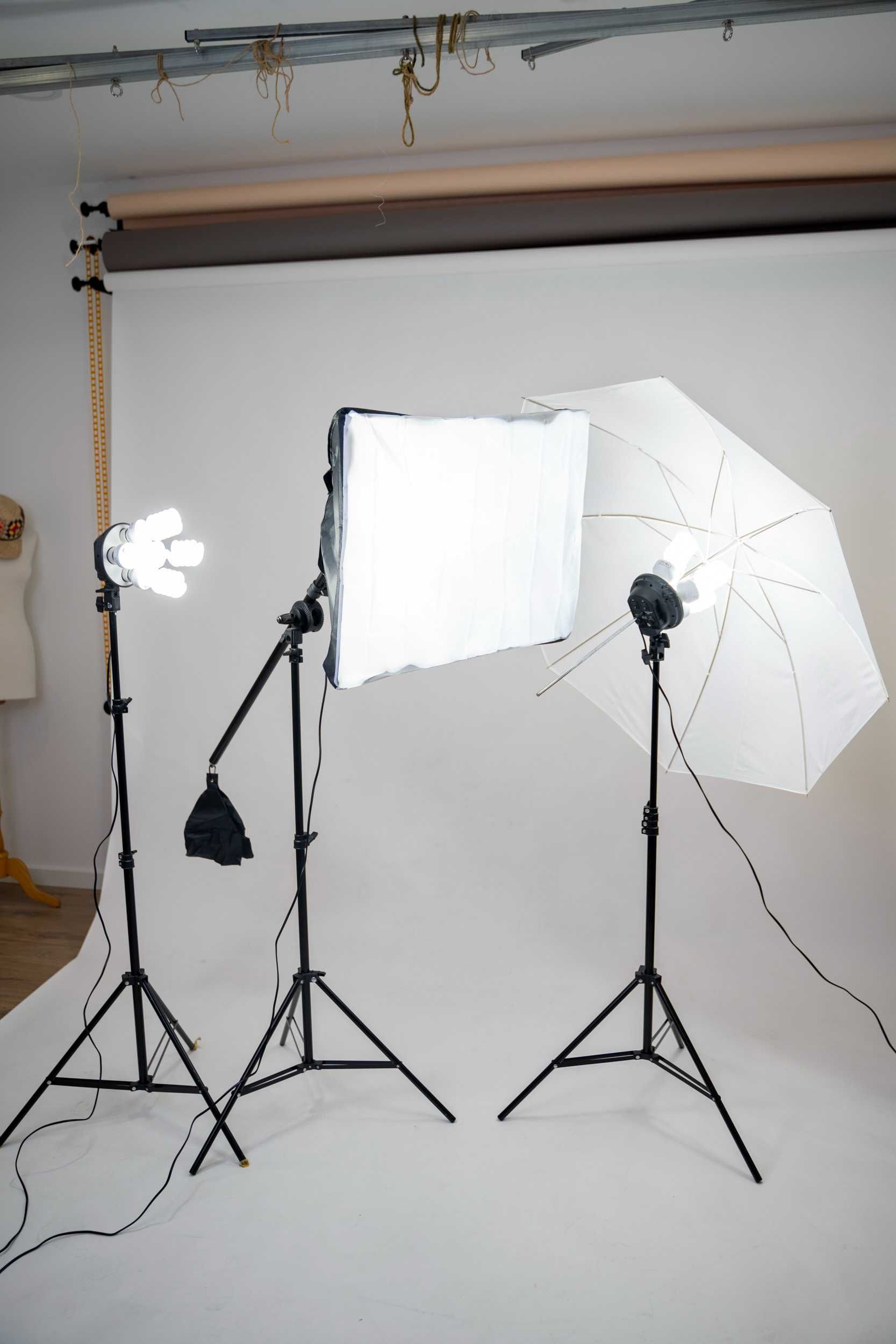 Kit de iluminação de estúdio para fotografia e vídeo