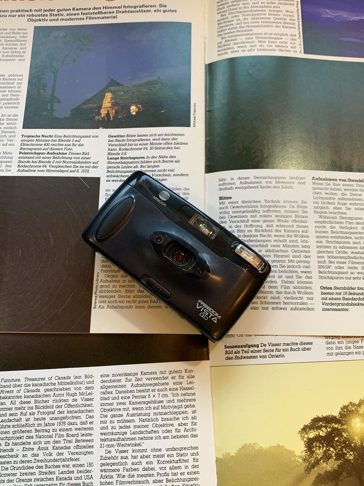 Minolta Freedom Vista панорамний компакт