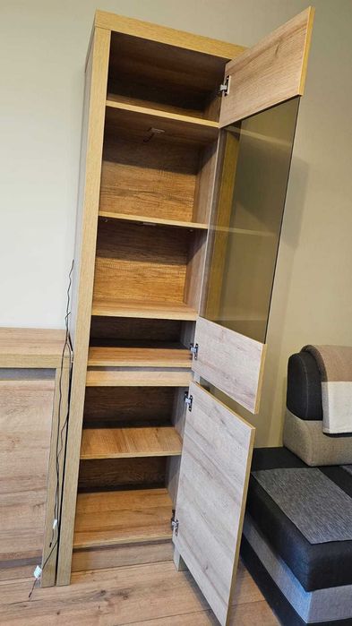 Komoda i witryna dąb riviera