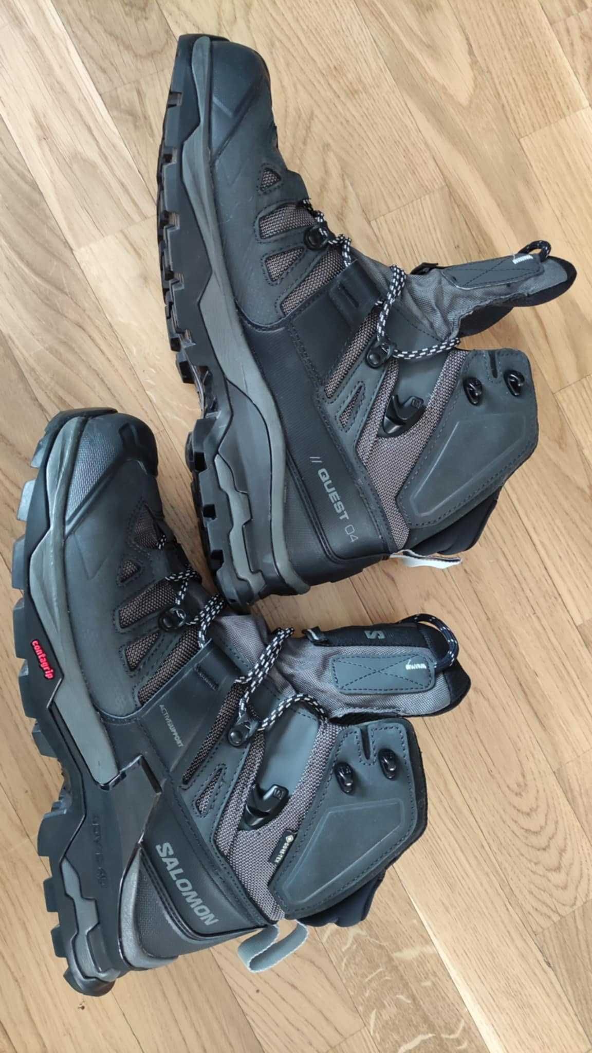 Wysokie buty trekkingowe wodoodporne Salomon Quest r. 42 i 2/3