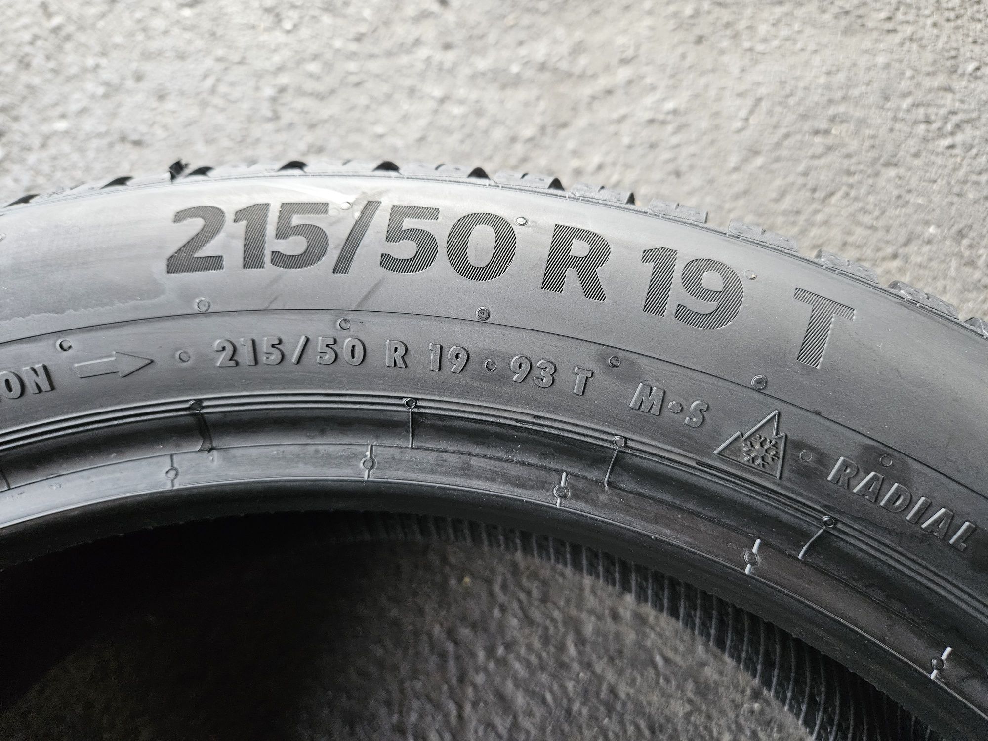 Kpl Opon Wielosezon Continental AllSeasonContact 215.50.19 93T Rok2024