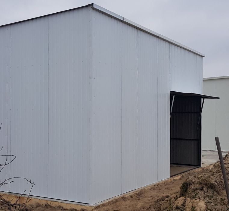 Garaż blaszany 4x8 3,60 sciana dowolne wymiary