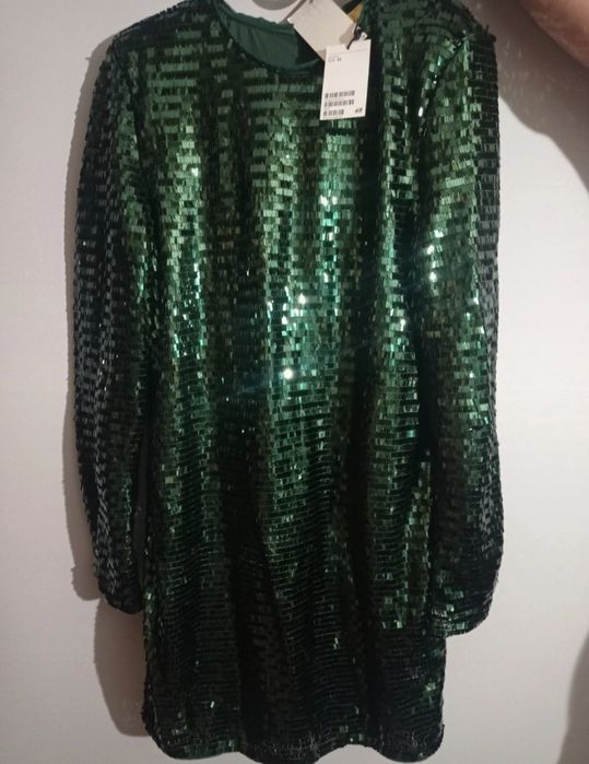 Sukienka z cekinami H&M