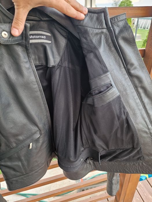 Kurtka skórzana motocyklowa BMW motorrad rozmiar 38 protektory