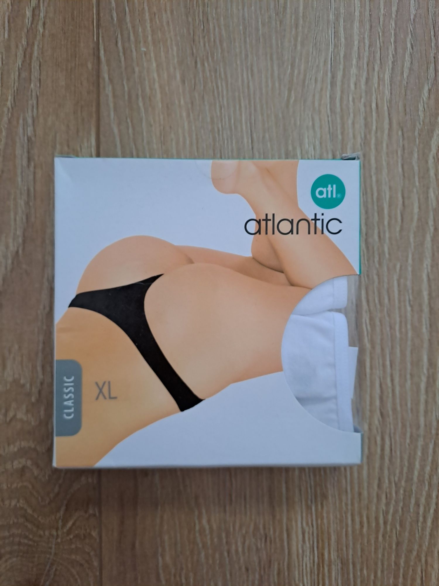 Stringi damskie Atlantic, rozmiar XL, 2PACK, bawełna