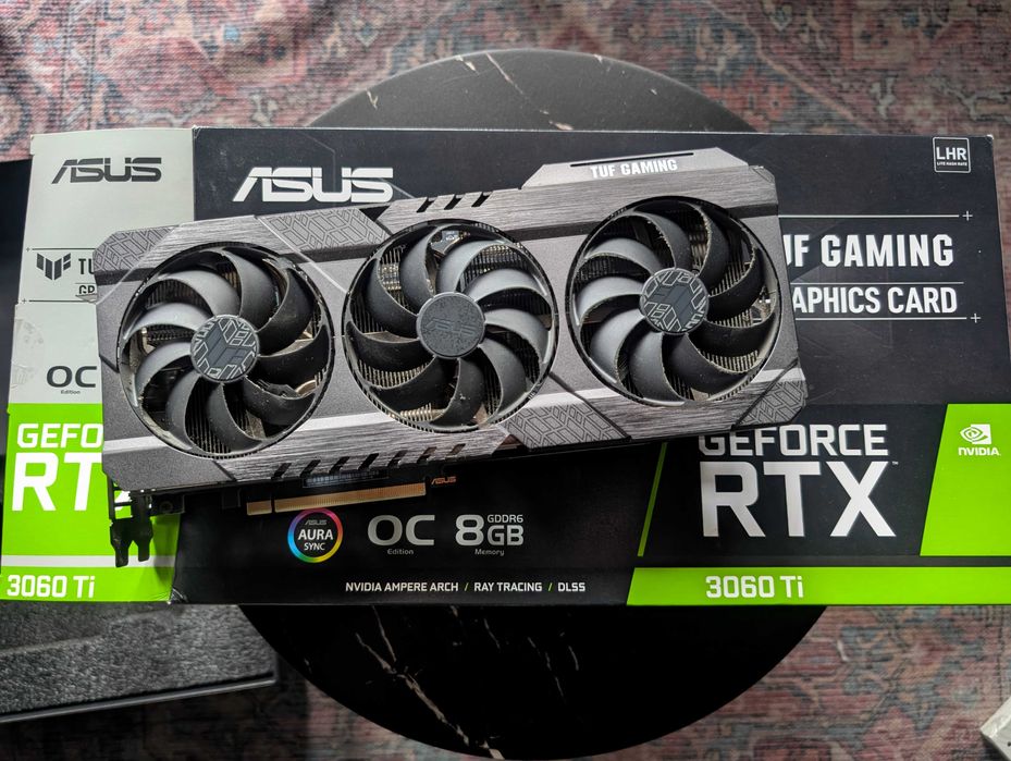 Karta graficzna ASUS GeForce RTX 3060 Ti TUF Gaming OC V2 LHR 8GB