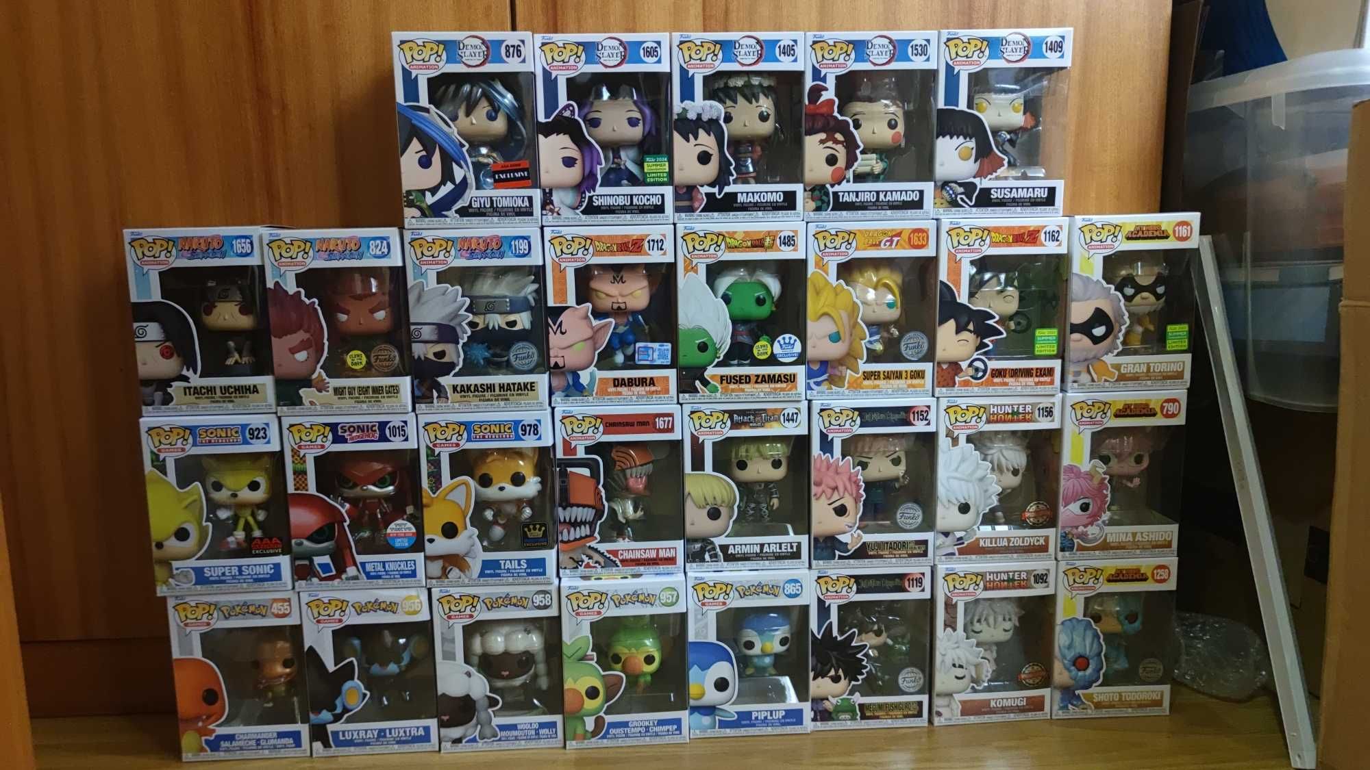 Funko Pop Anime, One Piece, Naruto, Demon Slayer, Dragon Ball
