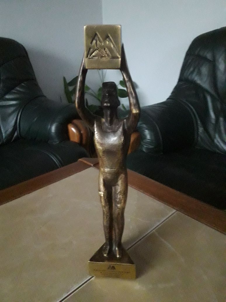 Statuetka z brązu/ mosiądzu Mclane Polska