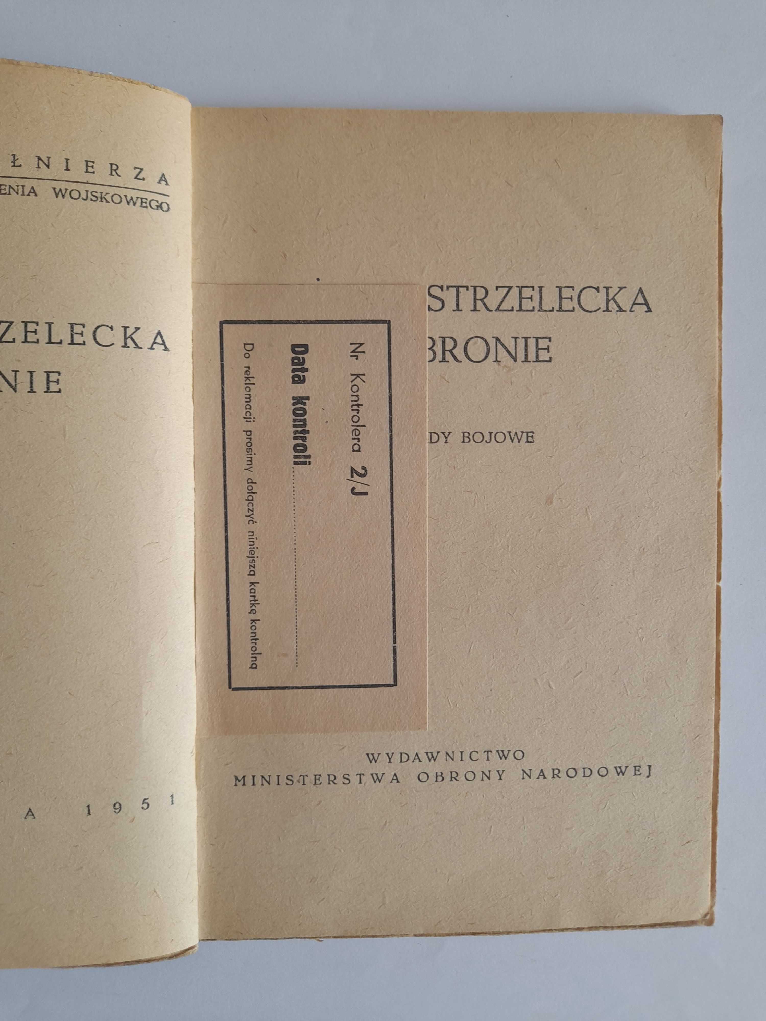 Drużyna strzelecka w obronie. Przykłady bojowe - Wyd. 1951