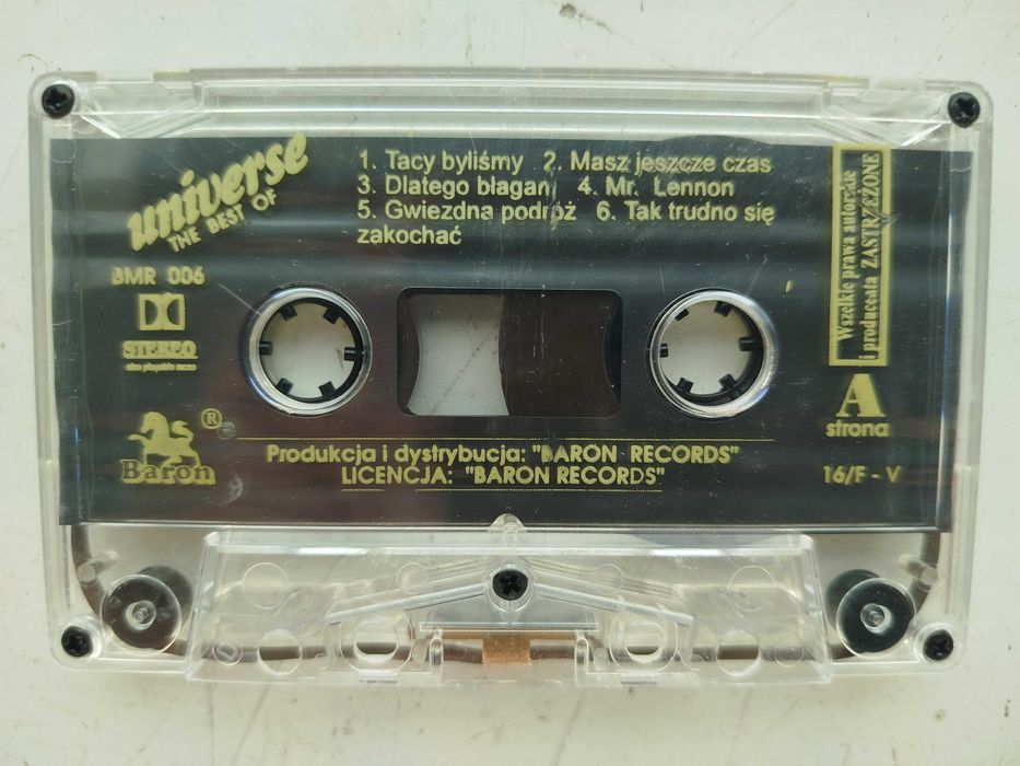 Universe The Best of new 1992 kaseta Baron Ballad Pop Rock