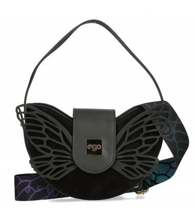 Torebka listonoszka EGO skórzana skrzydełka
