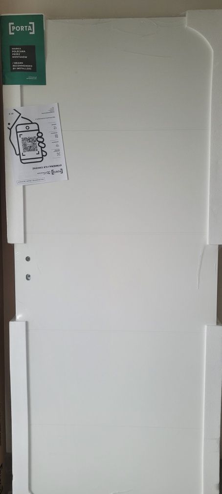 Porta drzwi łazienkowe bezprzylgowe z oscieżnicą