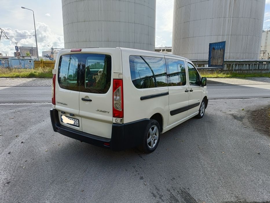 Citroen Jumpy ll 2008r 9 Osobowy Long 1.6 HDI Klimatyzacja Bez DPF