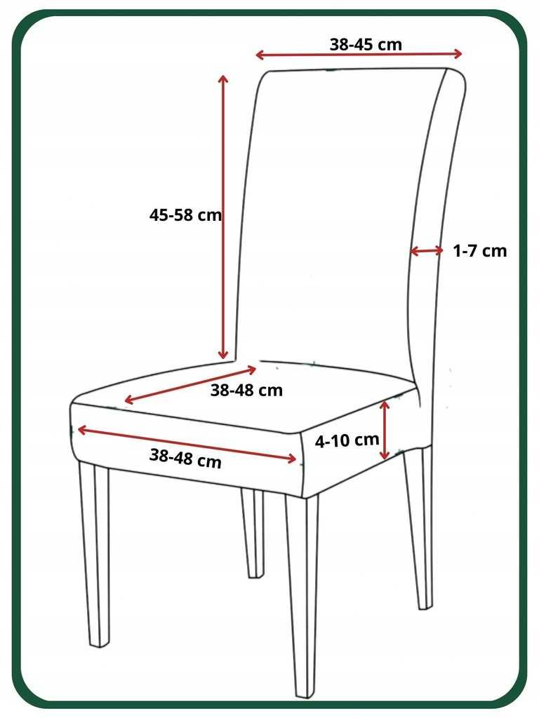 Szare pokrowce na krzesła uniwersalne elastyczne 4 sztuki