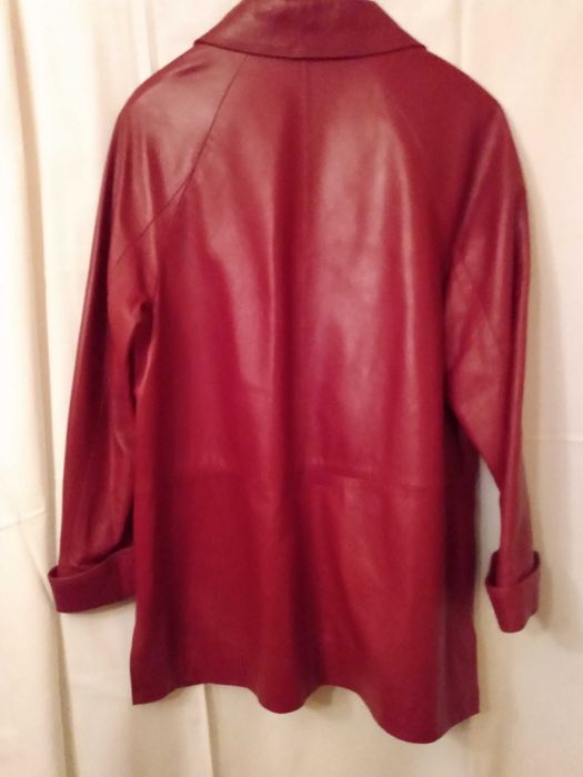 Kurtka-płaszczyk skórzany