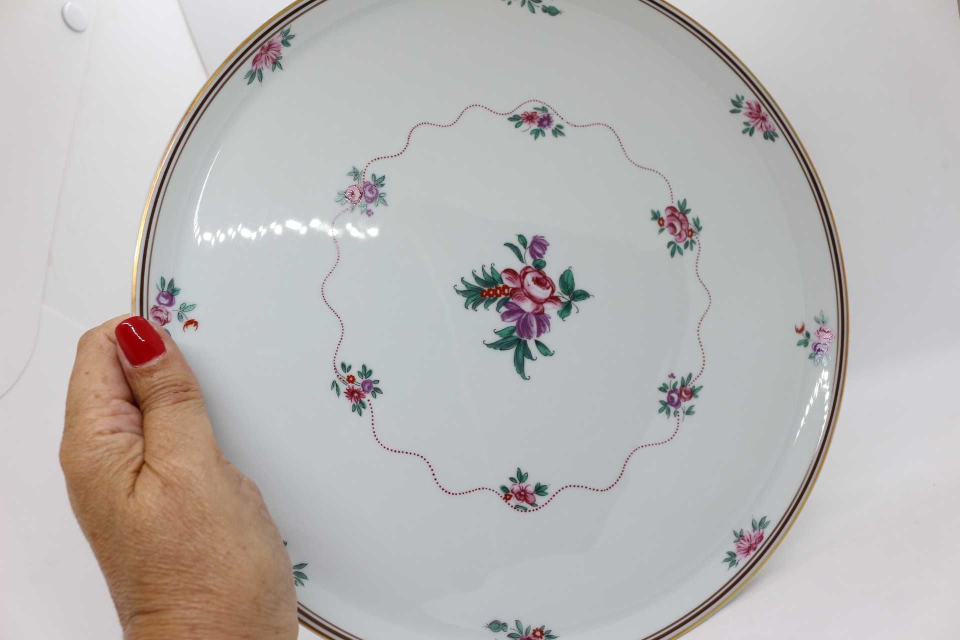 Prato de Tarte Coleção Sílvia Vista Alegre 1980 28,3 cm