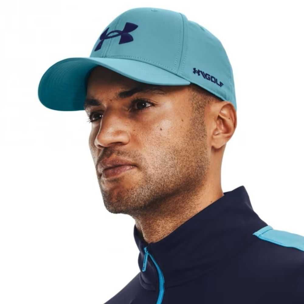 Czapka z daszkiem męska UNDER ARMOUR Golf96 Hat błękitna