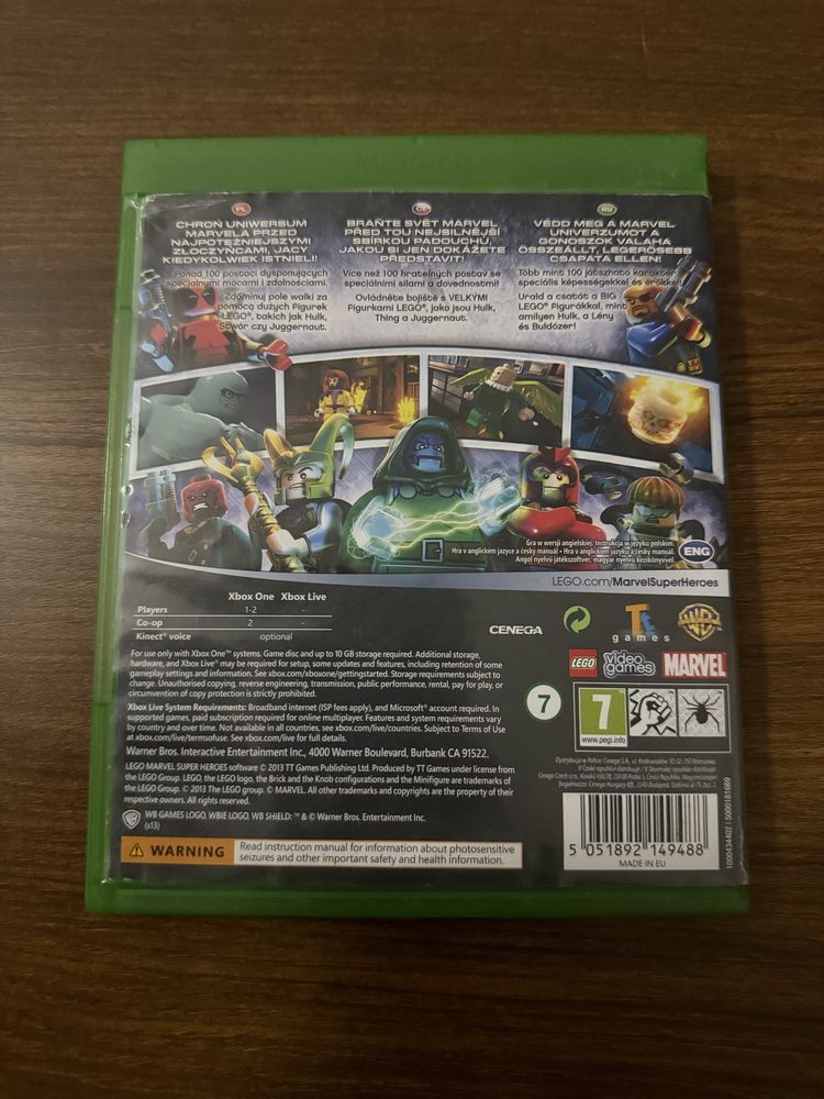 Gra Lego Marvel Super Heroes xbox one