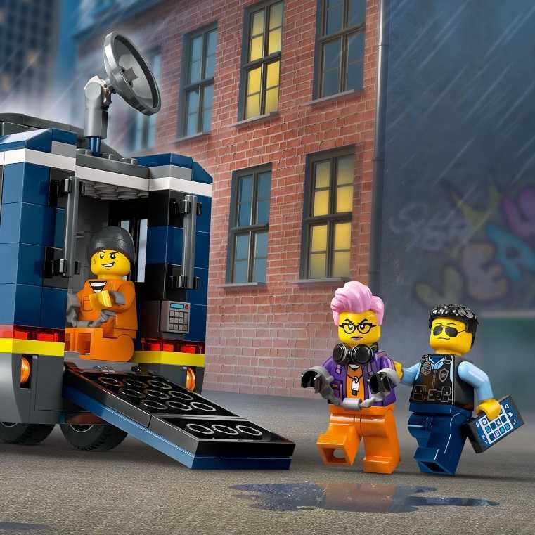 LEGO CITY 60418 Policyjna ciężarówka z Laboratorium Kryminalnym