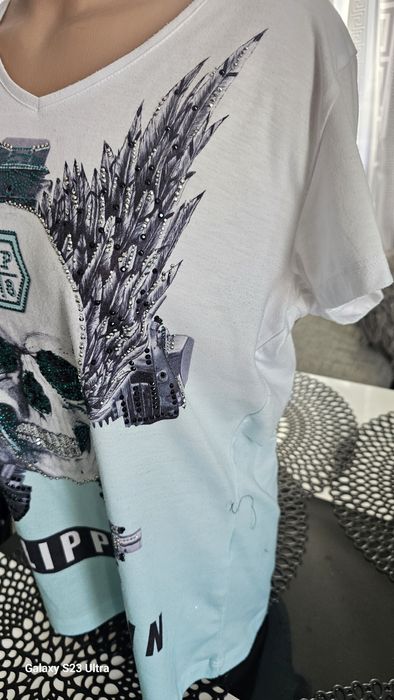 Piękna koszulka damska z czaszką 3XL