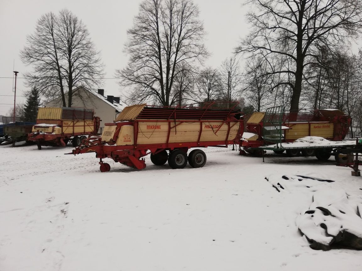 KRONE TURBO TITAN 5000 HSL 3503 HSD 5002 części podbieracz burty siłow