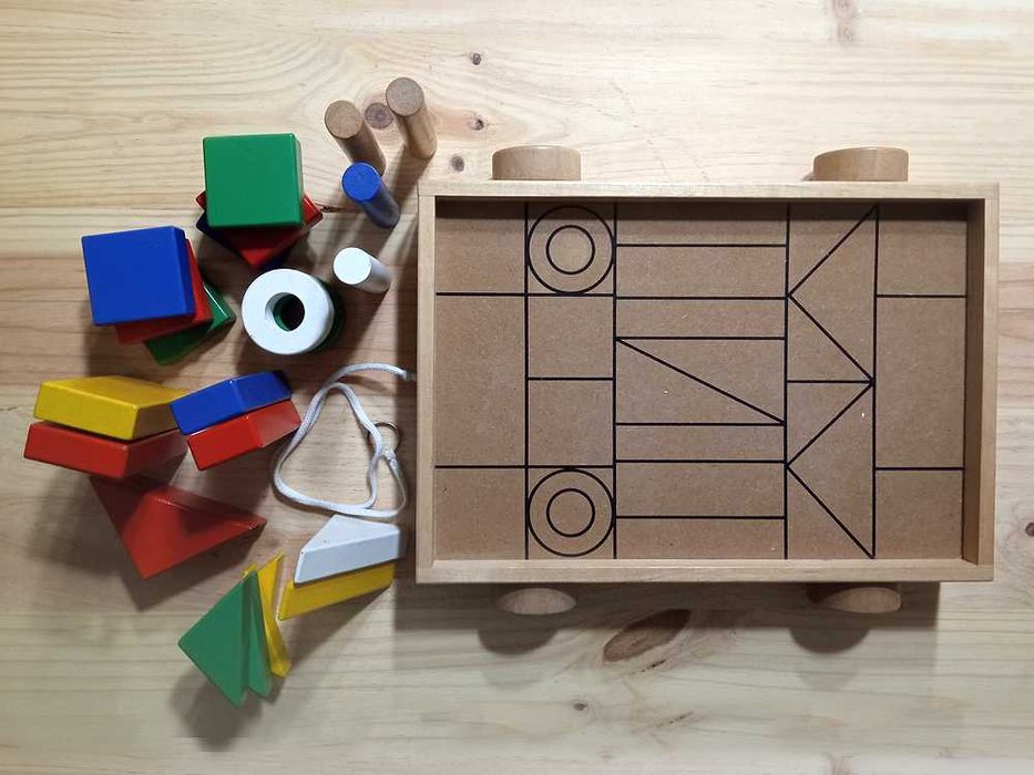 Carrinho Com Blocos De Madeira - Ikea Mula