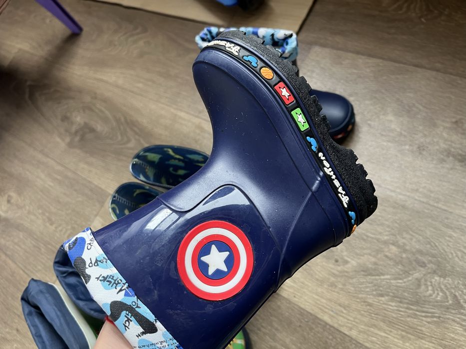 Сапоги лето зима на мальчика