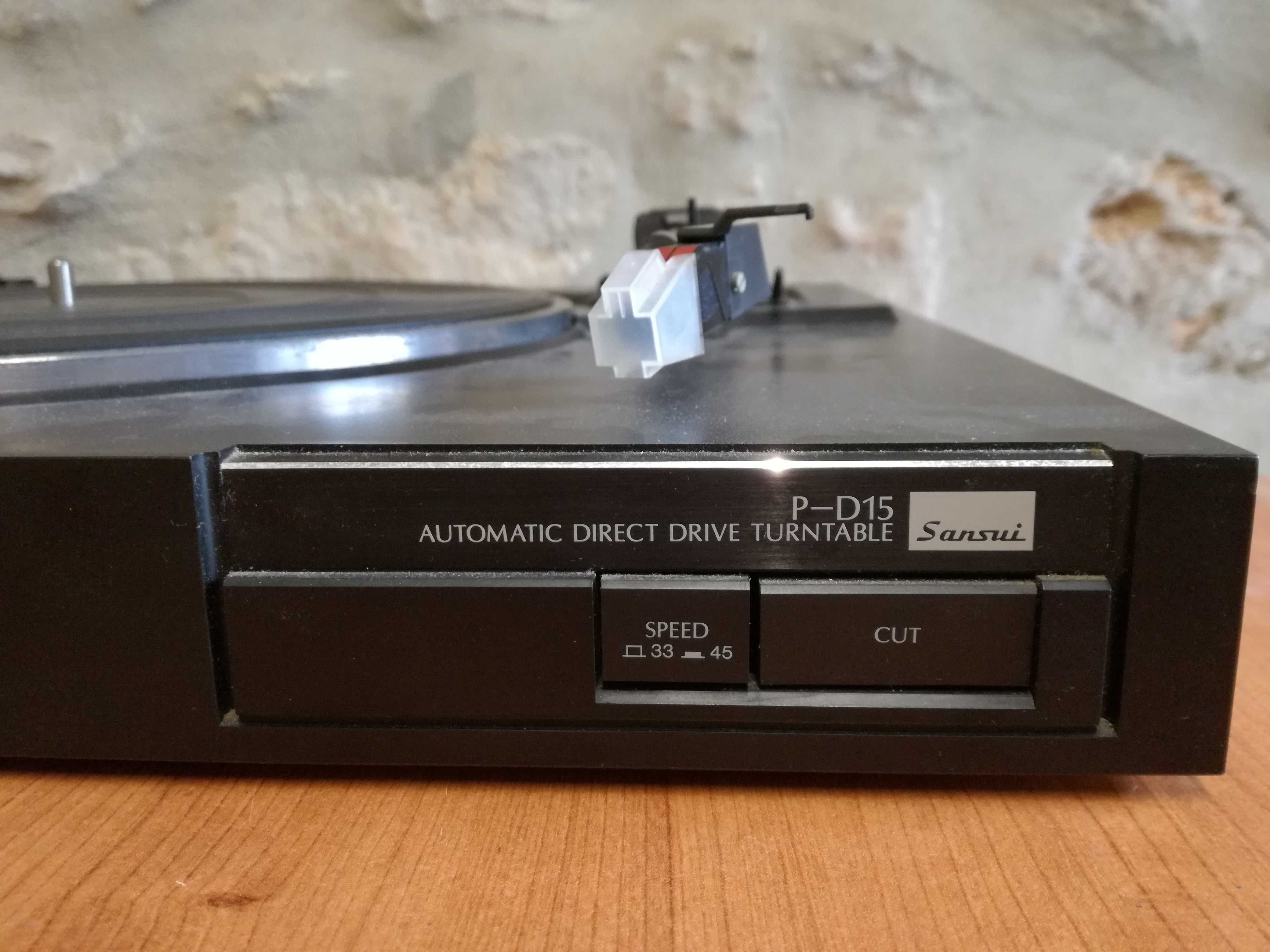 gira discos Sansui P-D15