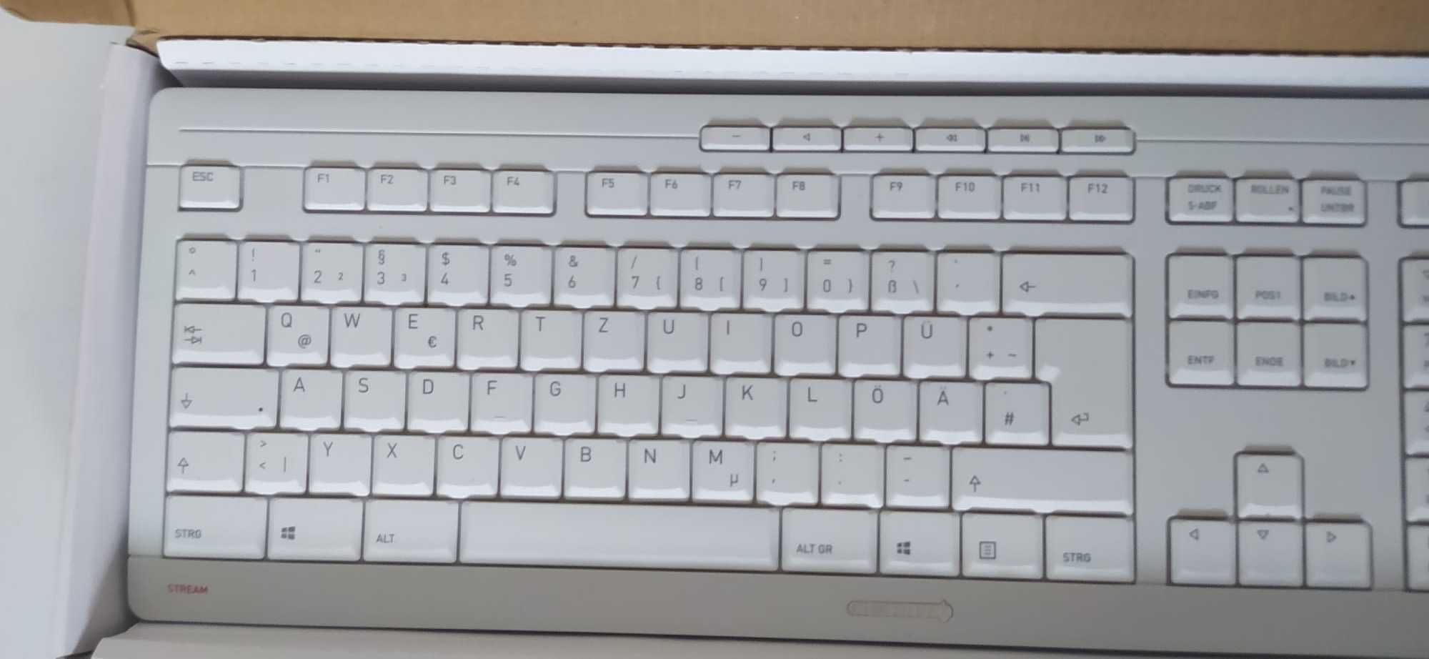 Klawiatura CHERRY STREAM + mysz QWERTZ