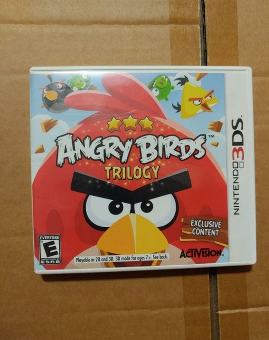 Nintendo 3ds Angry Birds trilogy Злые Птички Триология игра регион USA