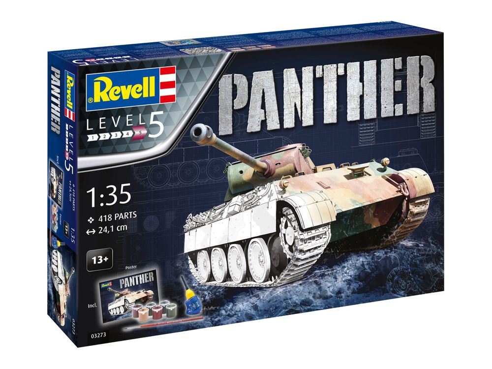 Czołg model 1/35 Revell 03273 PANTHER AUSF. D