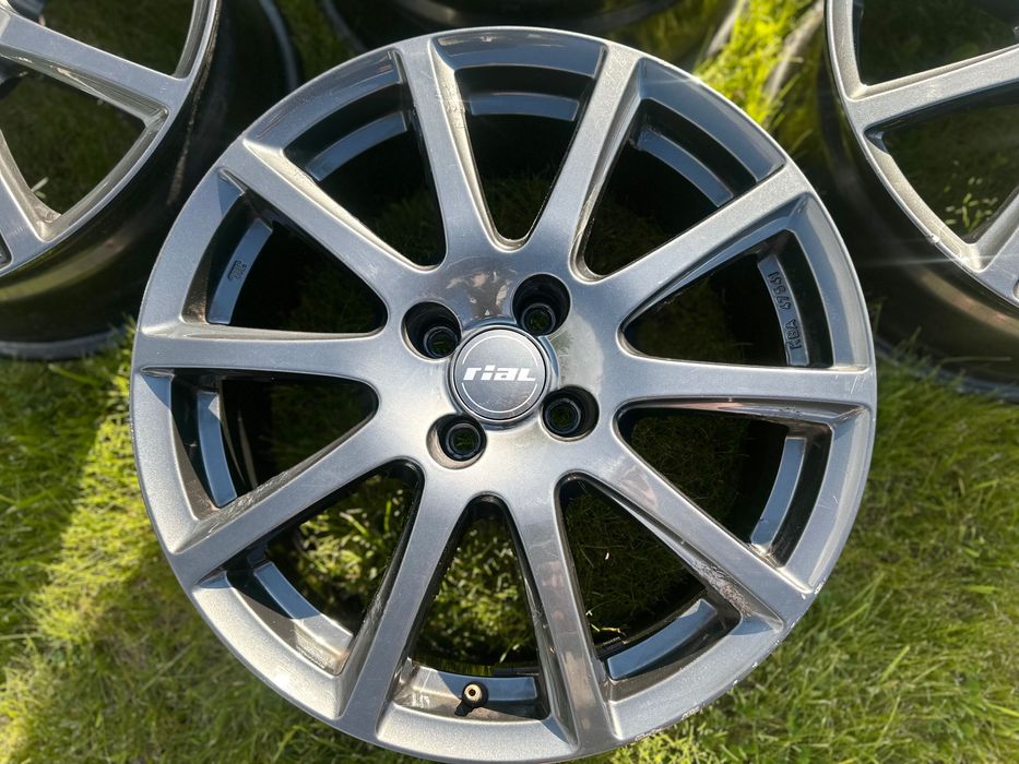 Титанові диски 4 100 R17 RIAL             Grafit Edition