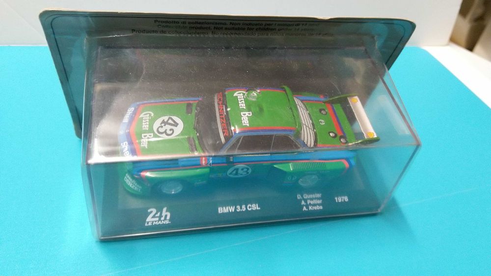 BMW 3.5 CSL #43: 24h Le Mans 1976 - Miniatura IXO Collections esc 1/43