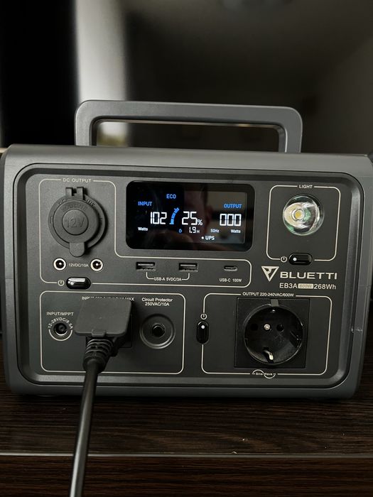 Зарядна станція Bluetti EB3A 600 W 268 Wh