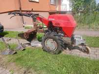 Mikrociągnik Gudbrot 650 + narzędzia rolnicze