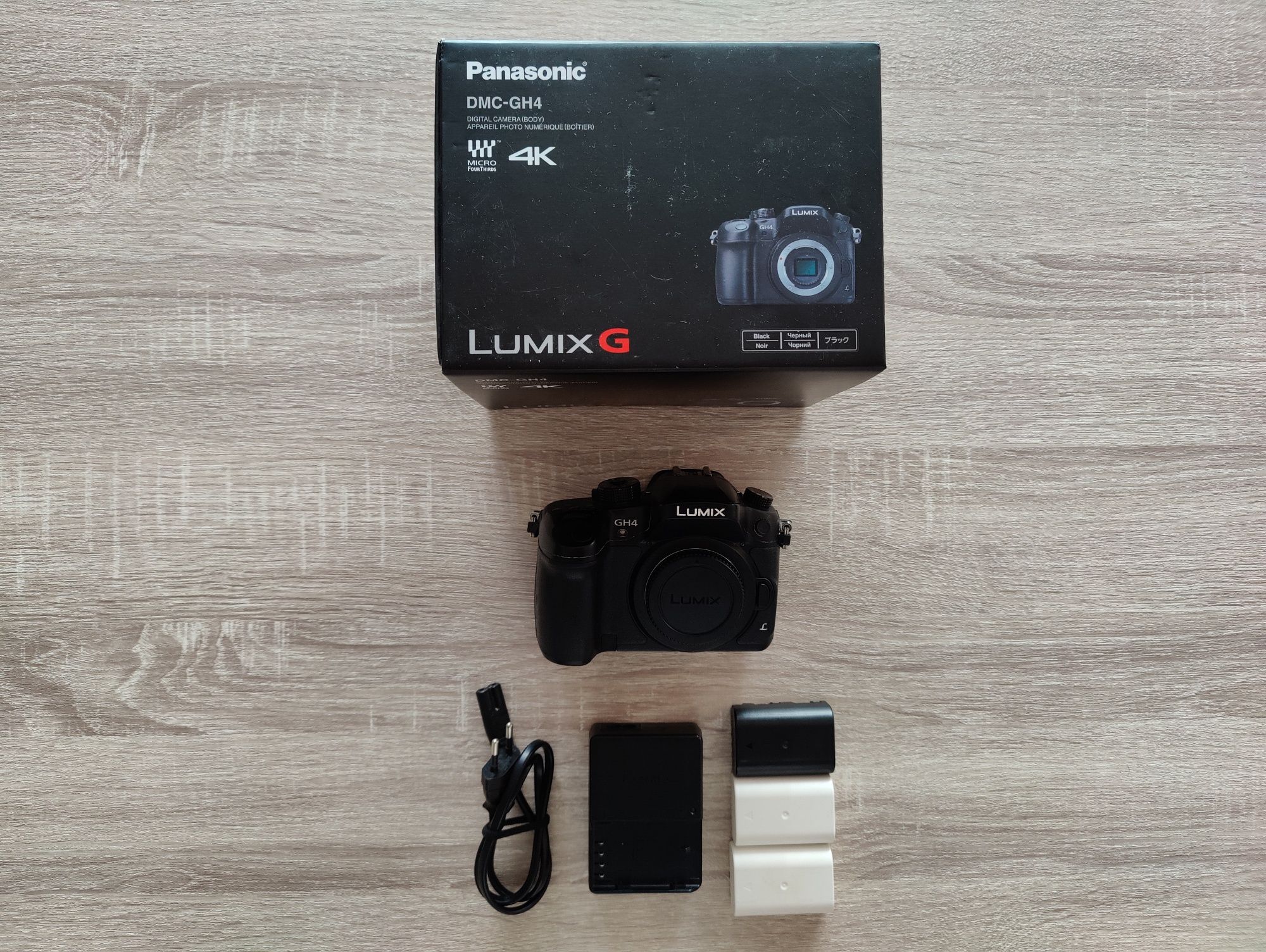 Câmara Panasonic Lumix DMC-GH4 4K + Adaptador Manual EOS-m4/3 A