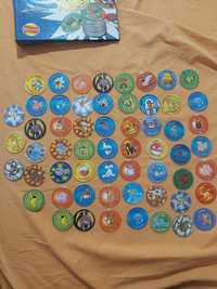 Tazos e caderneta pokemon anos 90