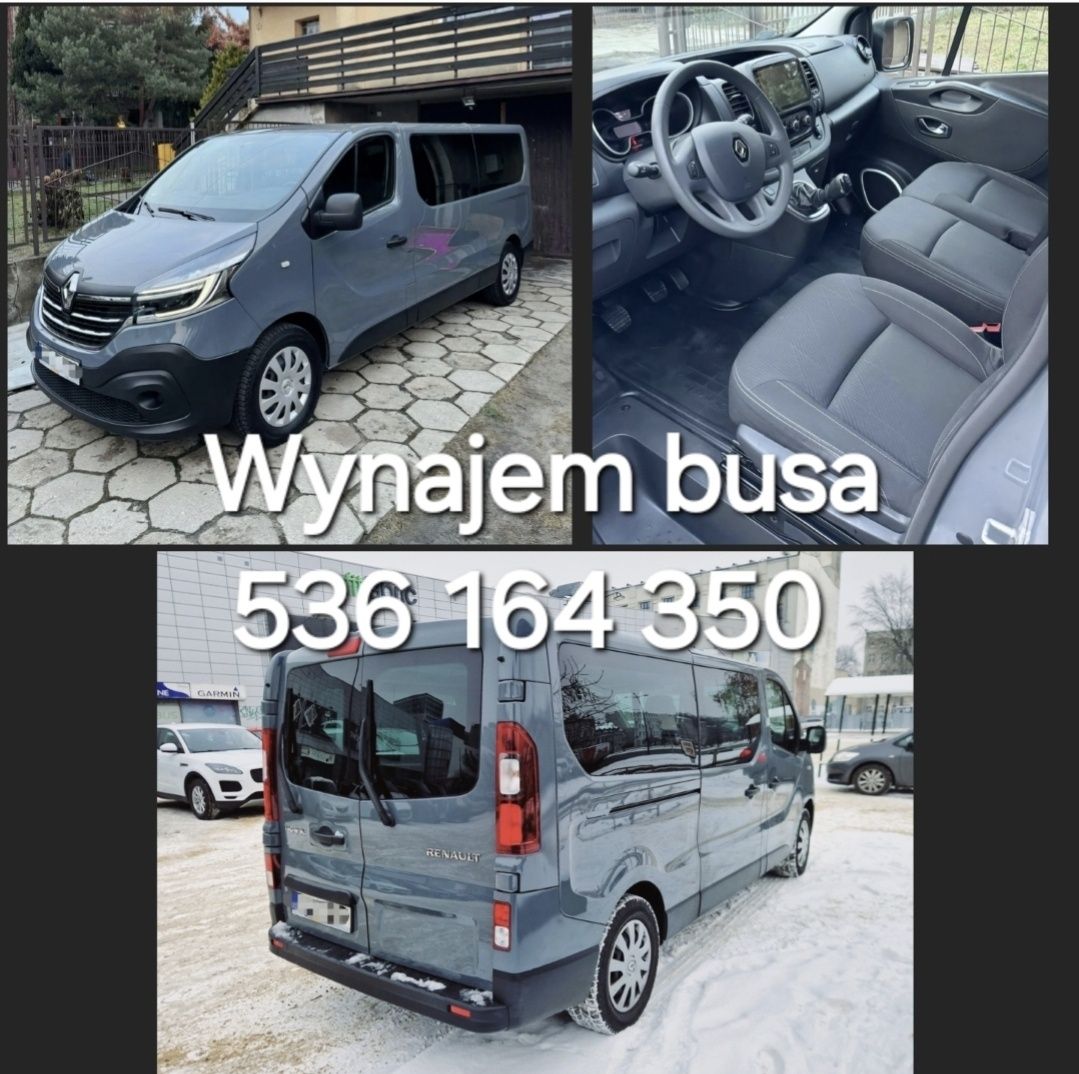 Wolne busy na Lipiec Sierpień Wynajem busów 9-8 osobowych rent bus