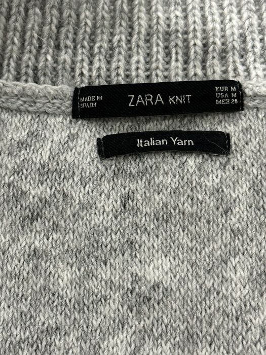 Sweter w serek oversize Zara M