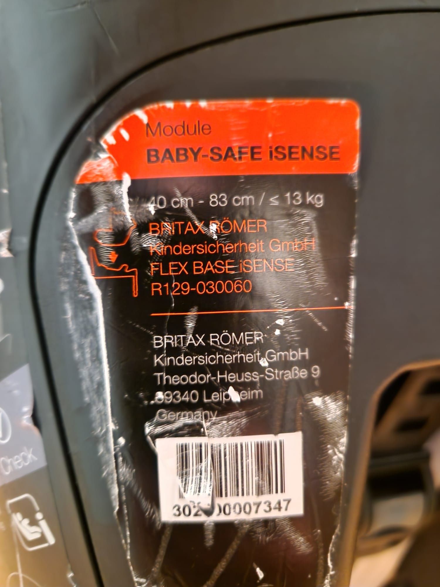 Fotelik Britax Romer Baby Safe iSense +baza