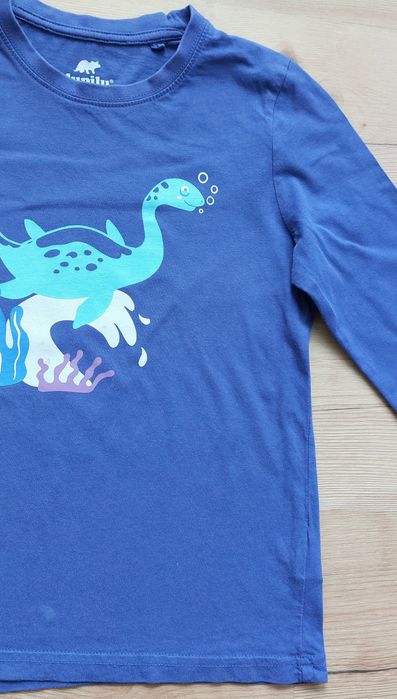 Koszulka bluzka 122/128 t-shirt dł rękaw